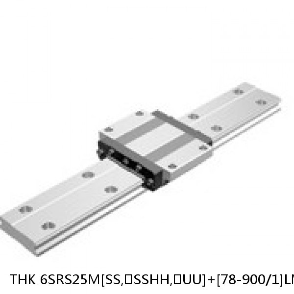 6SRS25M[SS,​SSHH,​UU]+[78-900/1]LM THK Miniature Linear Guide Caged Ball SRS Series