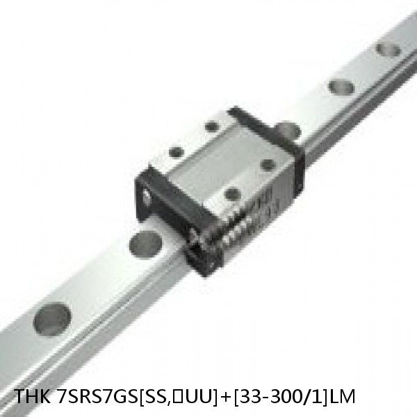 7SRS7GS[SS,​UU]+[33-300/1]LM THK Miniature Linear Guide Full Ball SRS-G Accuracy and Preload Selectable