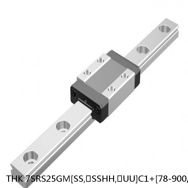 7SRS25GM[SS,​SSHH,​UU]C1+[78-900/1]L[H,​P]M THK Miniature Linear Guide Full Ball SRS-G Accuracy and Preload Selectable