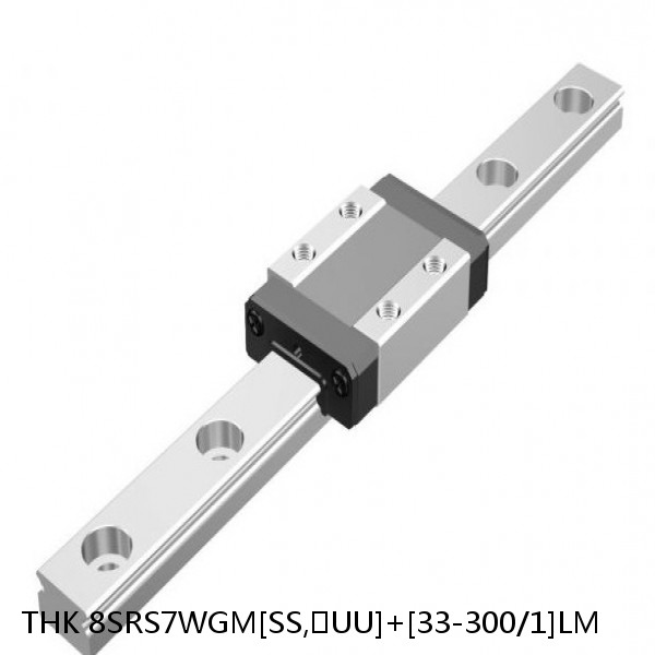 8SRS7WGM[SS,​UU]+[33-300/1]LM THK Miniature Linear Guide Full Ball SRS-G Accuracy and Preload Selectable