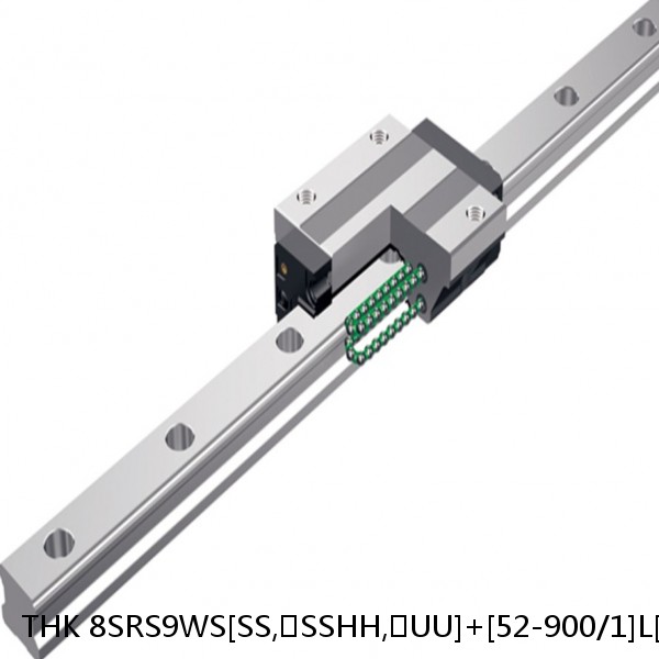 8SRS9WS[SS,​SSHH,​UU]+[52-900/1]L[H,​P]M THK Miniature Linear Guide Caged Ball SRS Series