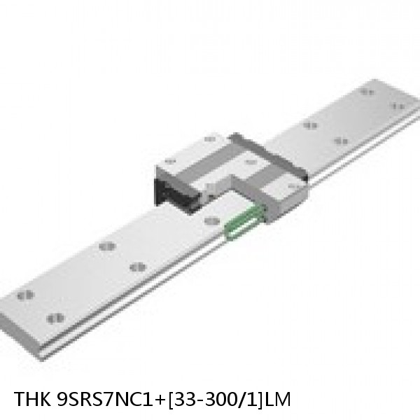 9SRS7NC1+[33-300/1]LM THK Miniature Linear Guide Caged Ball SRS Series