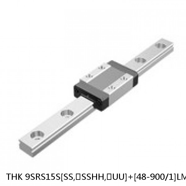 9SRS15S[SS,​SSHH,​UU]+[48-900/1]LM THK Miniature Linear Guide Caged Ball SRS Series