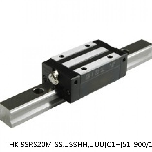 9SRS20M[SS,​SSHH,​UU]C1+[51-900/1]LM THK Miniature Linear Guide Caged Ball SRS Series