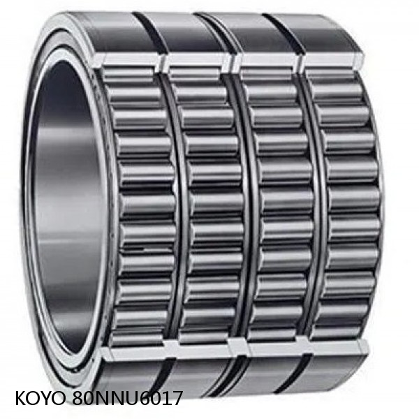 80NNU6017 KOYO Double-row cylindrical roller bearings