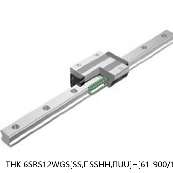 6SRS12WGS[SS,​SSHH,​UU]+[61-900/1]L[H,​P]M THK Miniature Linear Guide Full Ball SRS-G Accuracy and Preload Selectable