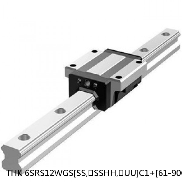 6SRS12WGS[SS,​SSHH,​UU]C1+[61-900/1]LM THK Miniature Linear Guide Full Ball SRS-G Accuracy and Preload Selectable