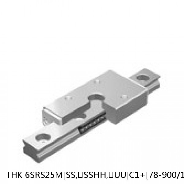 6SRS25M[SS,​SSHH,​UU]C1+[78-900/1]LM THK Miniature Linear Guide Caged Ball SRS Series