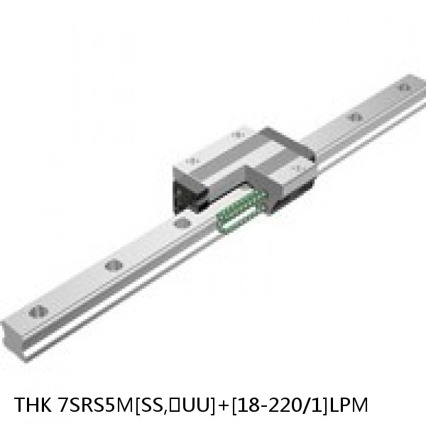 7SRS5M[SS,​UU]+[18-220/1]LPM THK Miniature Linear Guide Caged Ball SRS Series