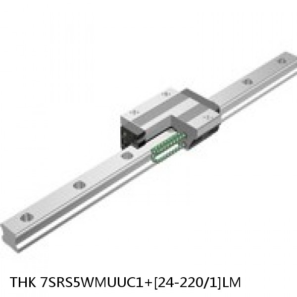 7SRS5WMUUC1+[24-220/1]LM THK Miniature Linear Guide Caged Ball SRS Series