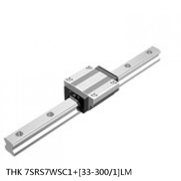 7SRS7WSC1+[33-300/1]LM THK Miniature Linear Guide Caged Ball SRS Series