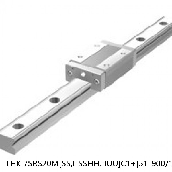 7SRS20M[SS,​SSHH,​UU]C1+[51-900/1]L[H,​P]M THK Miniature Linear Guide Caged Ball SRS Series