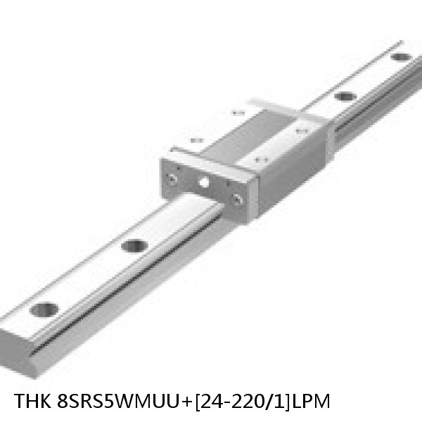 8SRS5WMUU+[24-220/1]LPM THK Miniature Linear Guide Caged Ball SRS Series