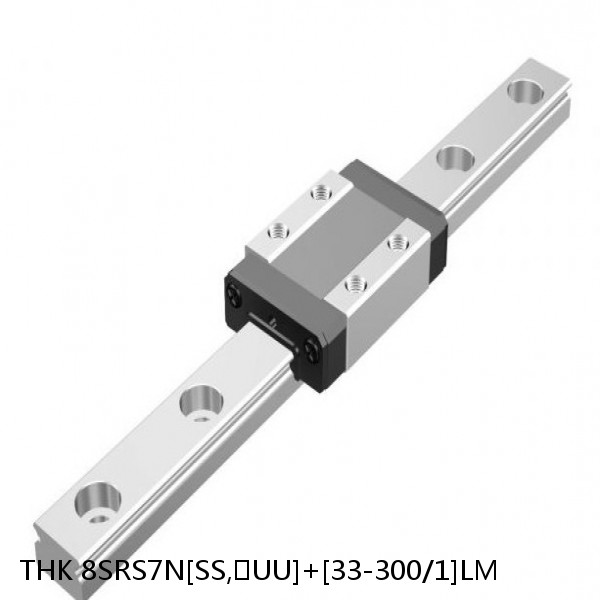 8SRS7N[SS,​UU]+[33-300/1]LM THK Miniature Linear Guide Caged Ball SRS Series