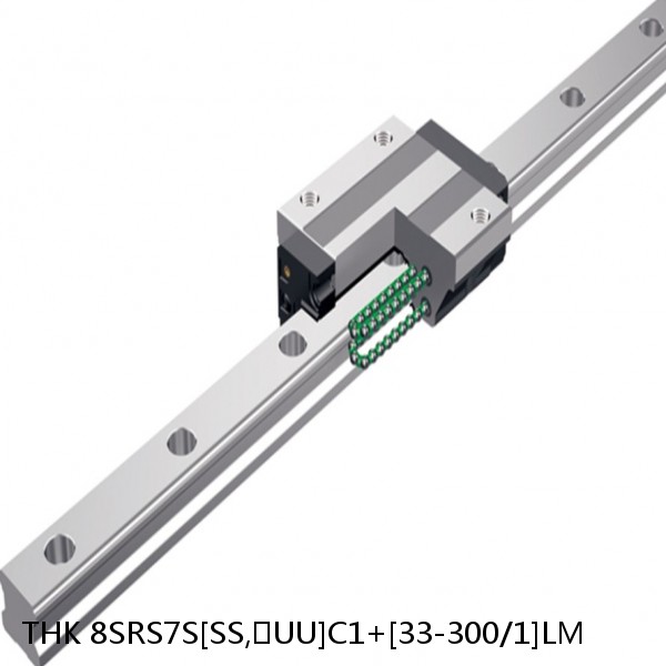 8SRS7S[SS,​UU]C1+[33-300/1]LM THK Miniature Linear Guide Caged Ball SRS Series