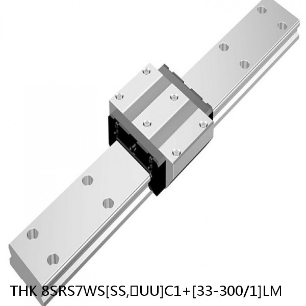 8SRS7WS[SS,​UU]C1+[33-300/1]LM THK Miniature Linear Guide Caged Ball SRS Series